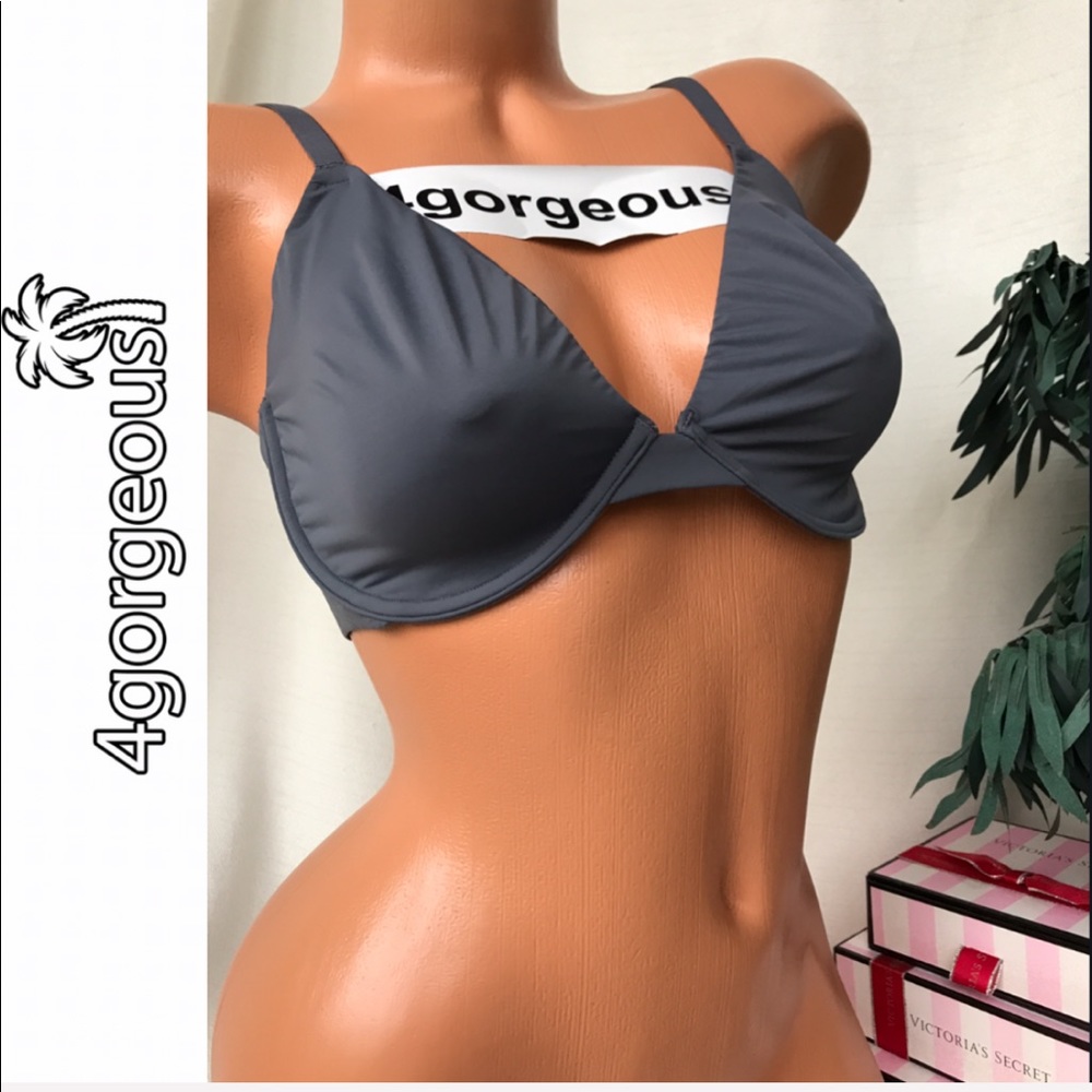 Victoria’s Secret 38,36,34 VICTORIA PLUNGE UNLINED BRA PEARL GRAY